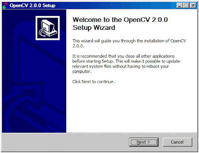 OpenCV Programming with Visual C++: OpenCV 2.0 Installation