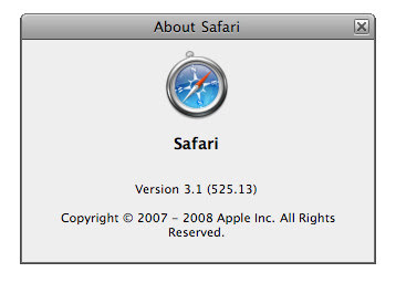 About Apple Safari