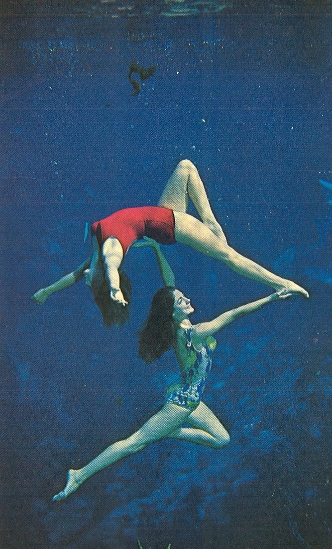 Vintage Travel Postcards Weeki Wachee, Florida