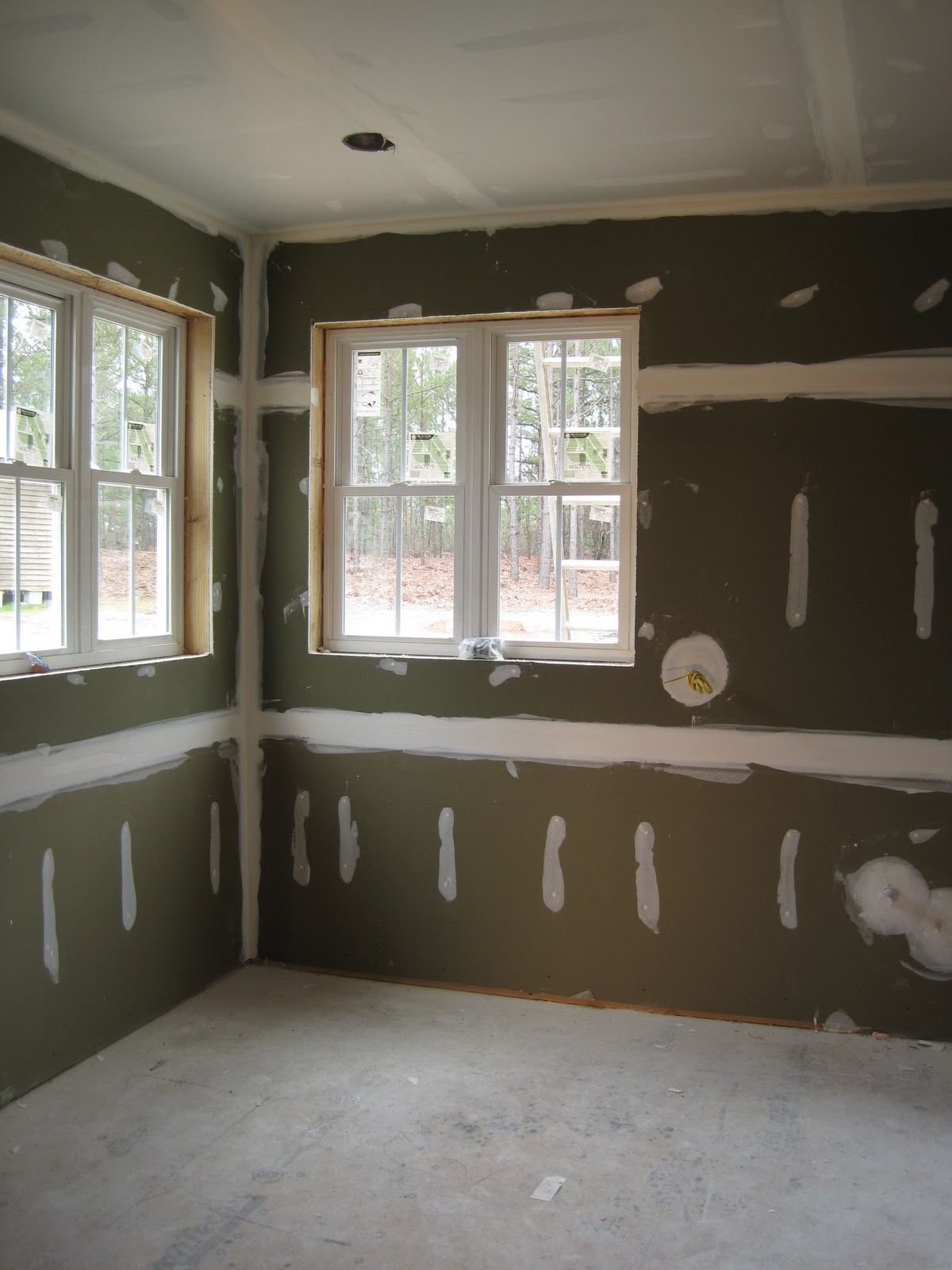 That New House: More sheetrock!