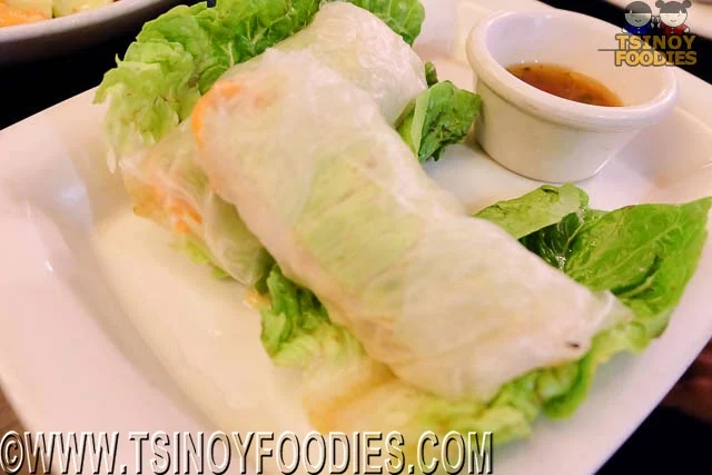 vietnamese lemongrass chicken spring roll