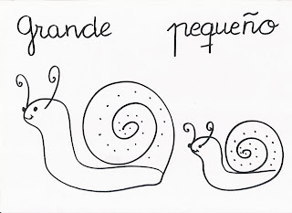 Los Dibujos de Bego: Concepto grande y pequeño