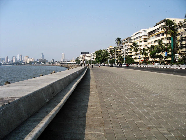 Marine Drive with a view of Worli