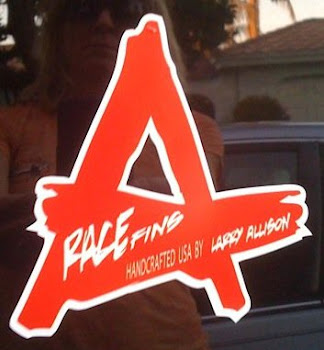 ALLISON RACE FIN VINYL STICKERS