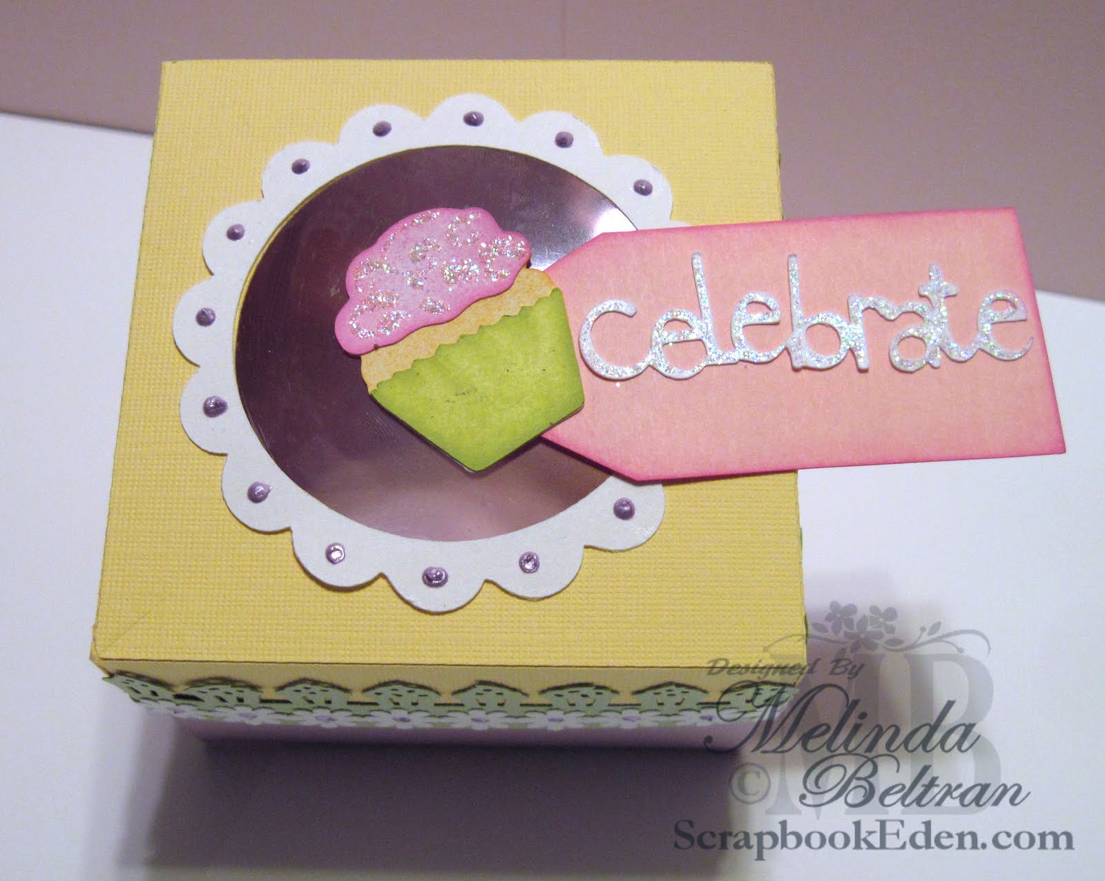 my paper crafting com cupcake box cricut and template mini flower paper punches