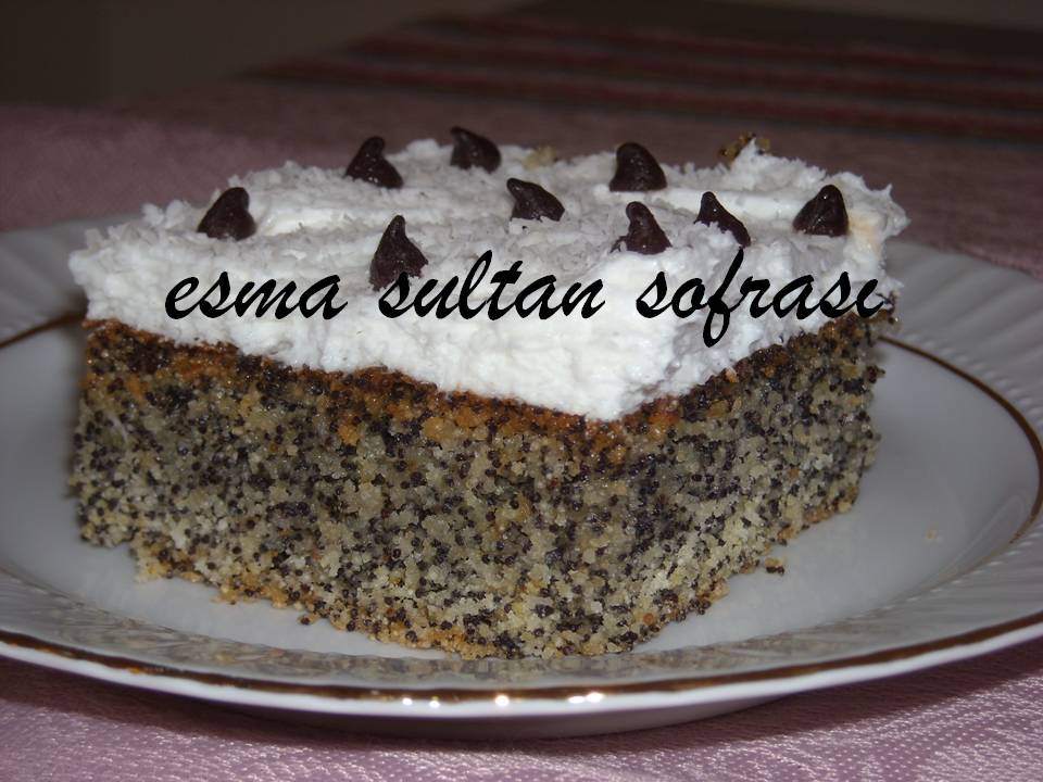 Esma Sultan Sofrası MAVİ HAŞHAŞLI DAMLA ÇİKOLATALI TATLI