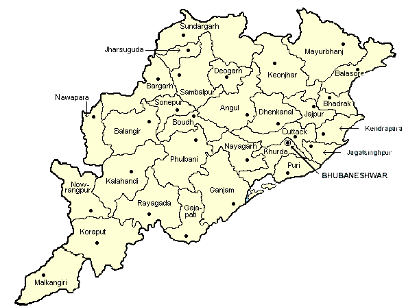 Odisha Map In Odia Renaming Of Orissa To Odisha