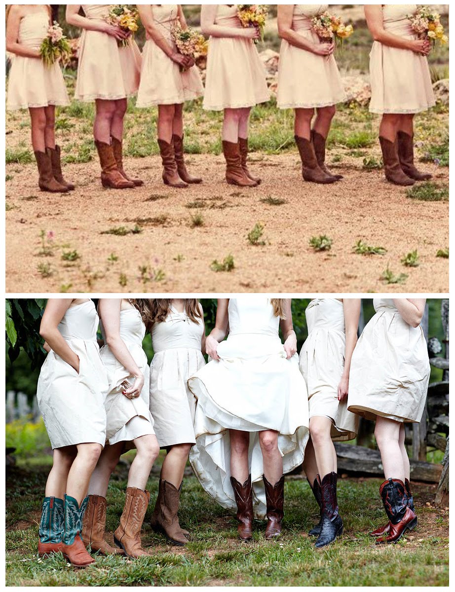 bridesmaid boots