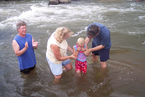 Emily's baptism July 2007