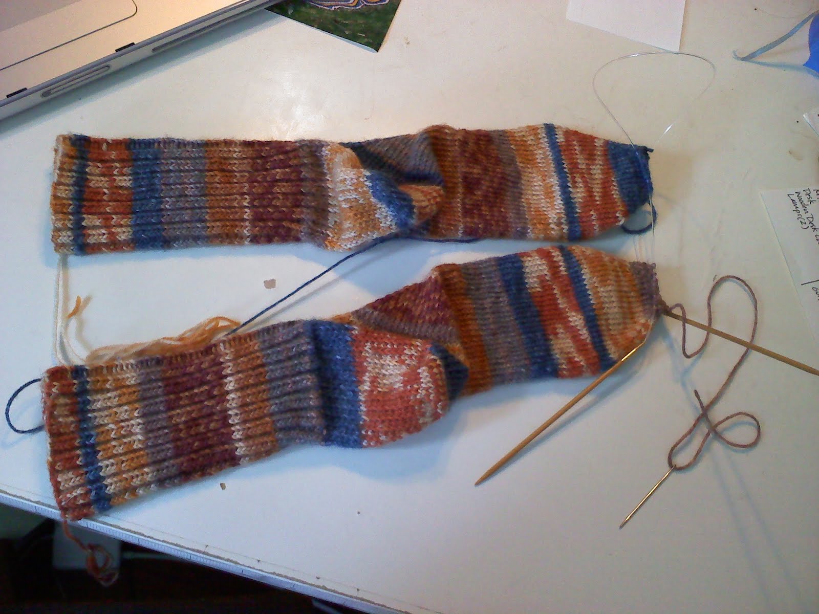 I miss you I love you and Yarn! Magic Ginny Weasley Socks