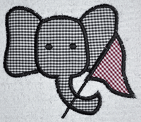 Elephant with Flag- AA