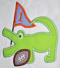 Gator with Flag - AA