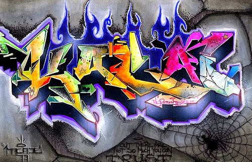 graffiti letters art
