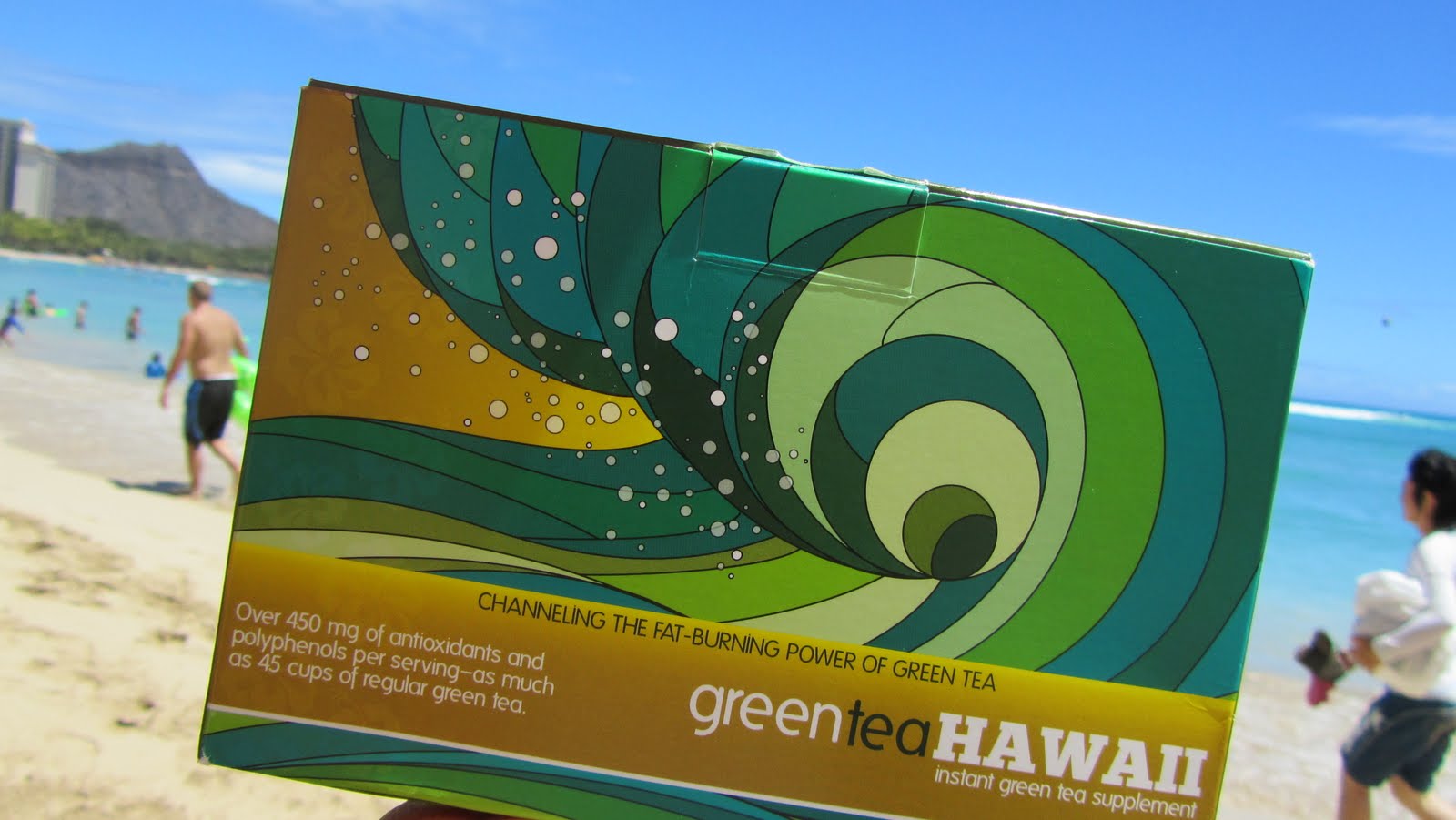 Green Tea Hawaii Stylin' Waikiki fun...