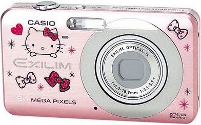 hello kitty casio ex-z80 digital camera review