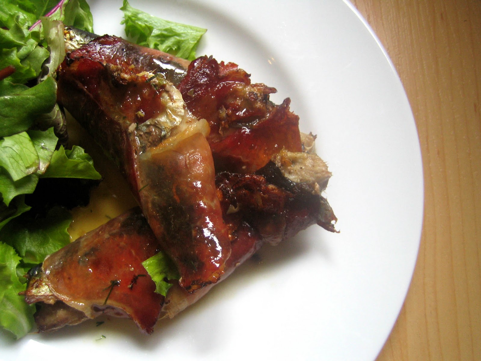 Delicious! Tasty sardines for lunch