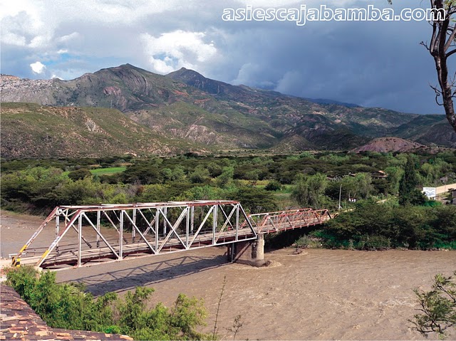 Construcción del puente colgante sobre el río Crisnejas 1908-1909 (Datos históricos)