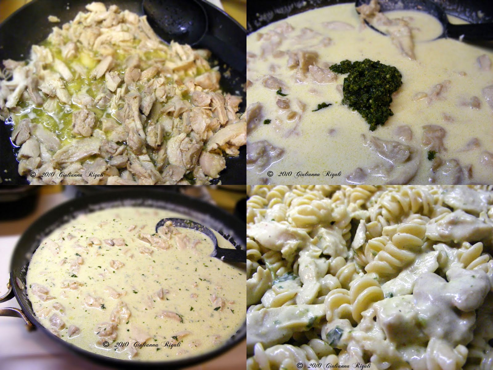 Pesto Alfredo Chicken Rotini Recipe The Barely Italian