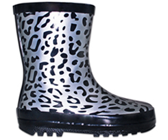 botas de agua leopardo