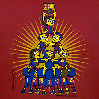 Camiseta oficial Fútbol Club Barcelona por Kukuxumusu