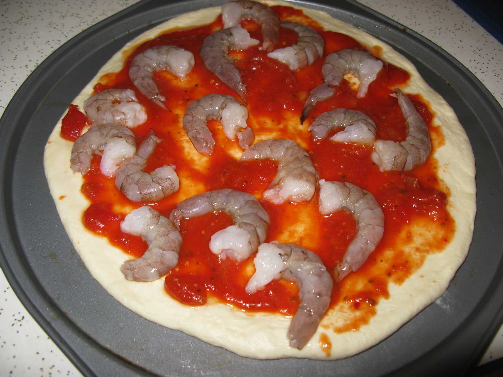 Pelalusa Homemade Shrimp Pizza