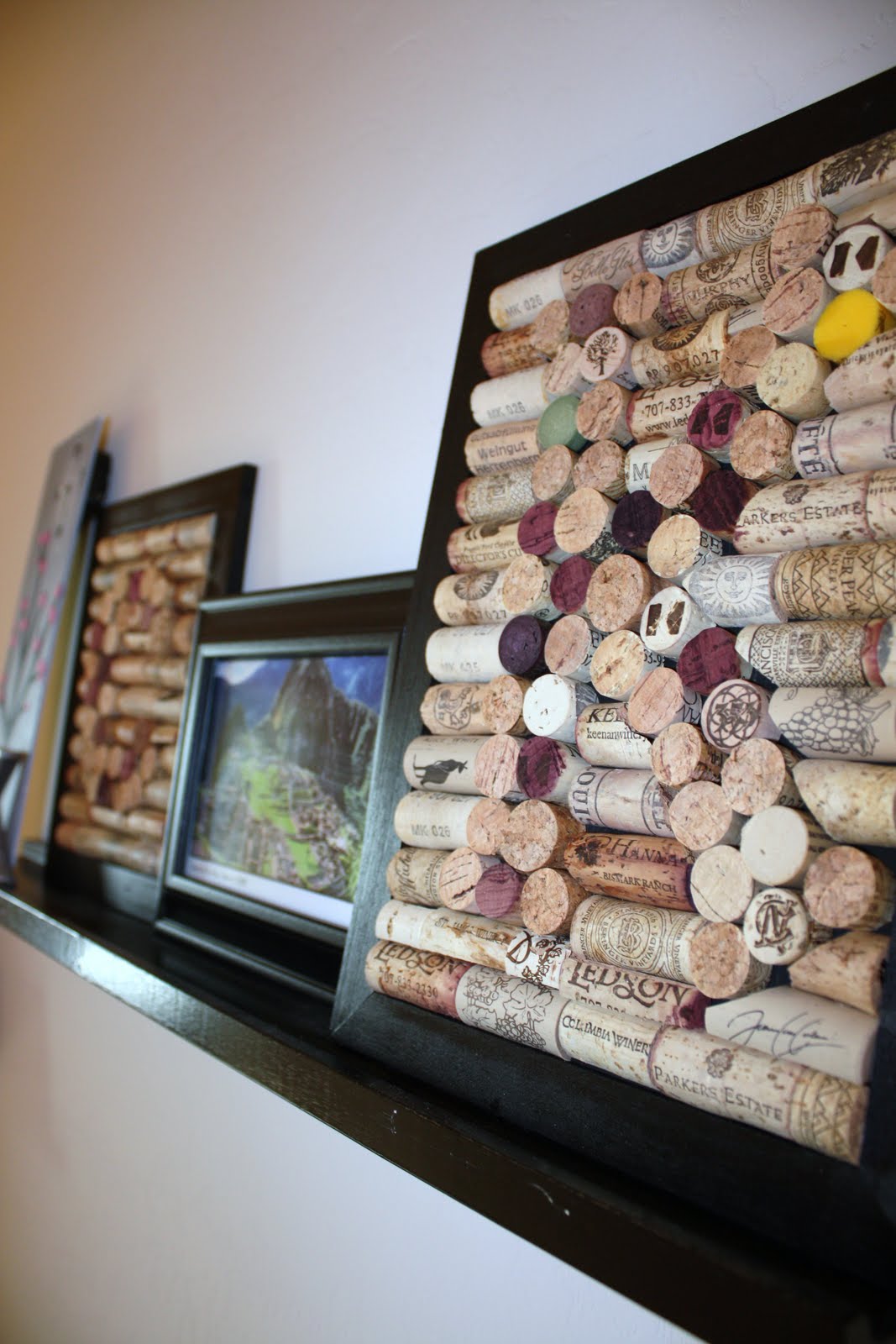Monogrammed Wine Cork Wall Hanging