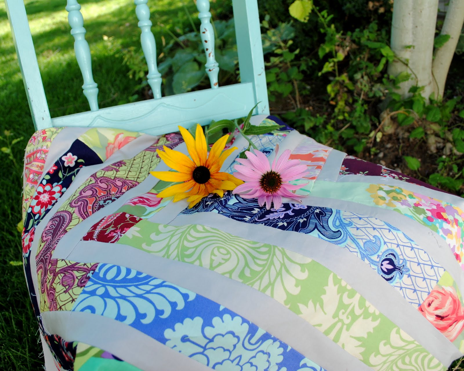 Hideaway Girl Scrappy LOVE Jelly Roll Quilt