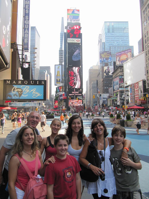 de nuevo en times Square Times square