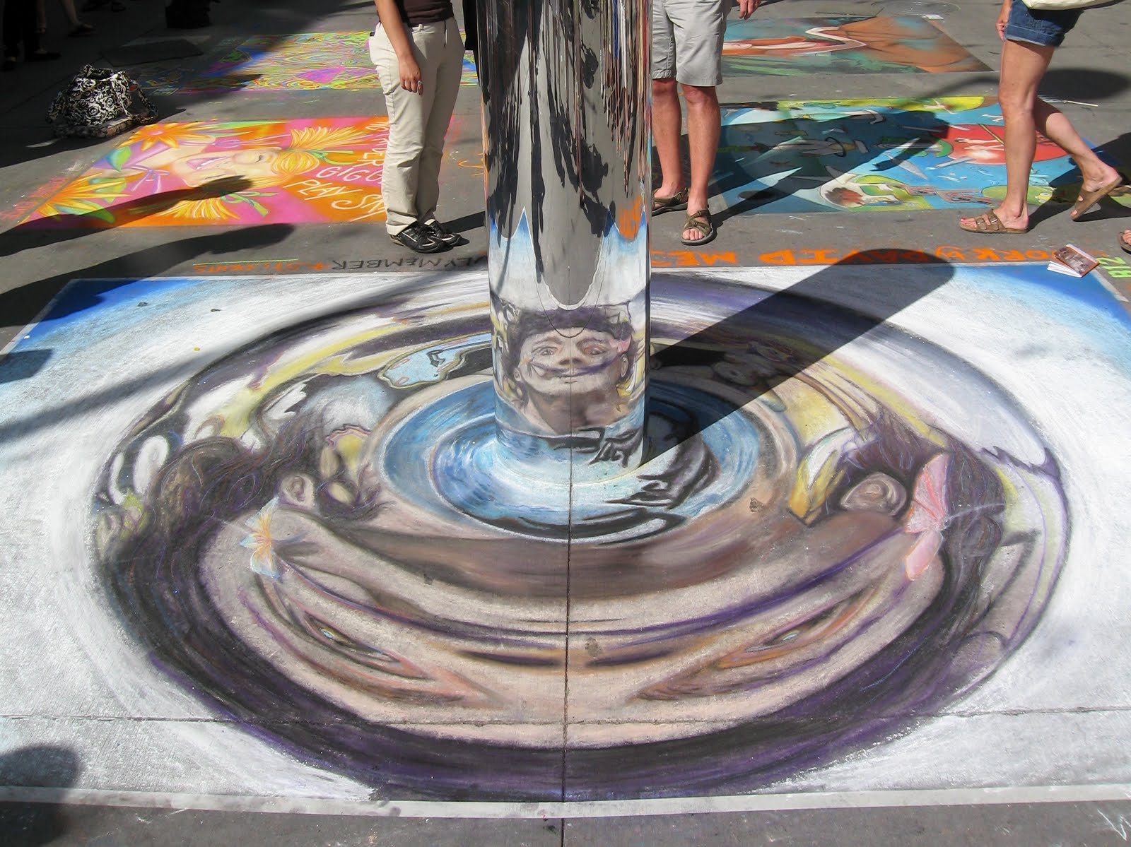 Niffer All GrownUp Sidewalk Chalk Art Festival