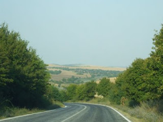 Bulgarian road and scenery