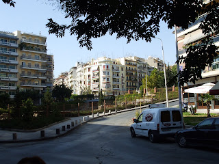 typical Thessaloniki street