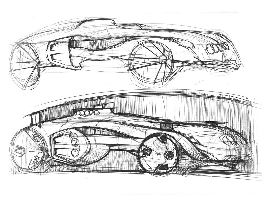 Рисунок руля автомобиля