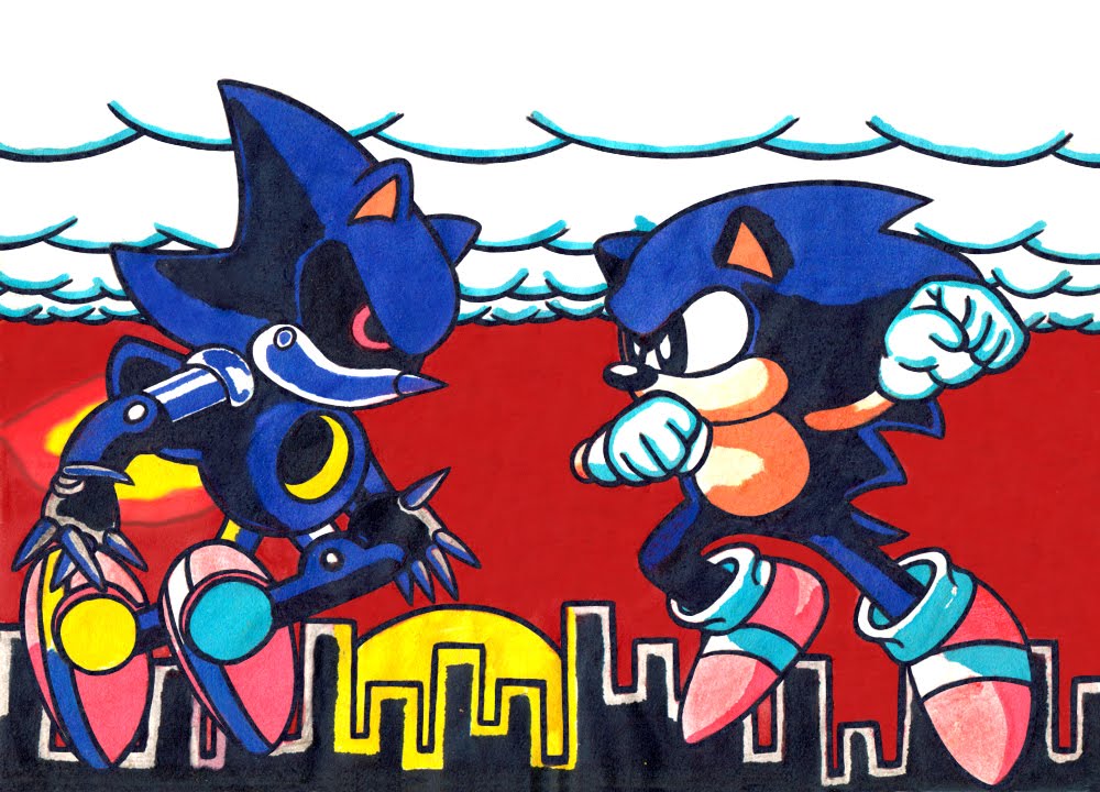 Portfólio de Rogerio Ferraz da Silva: Sonic Versus Metal Sonic
