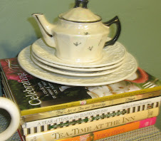 Tea Books in Kitchen