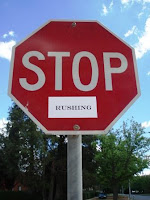 STOP rushing