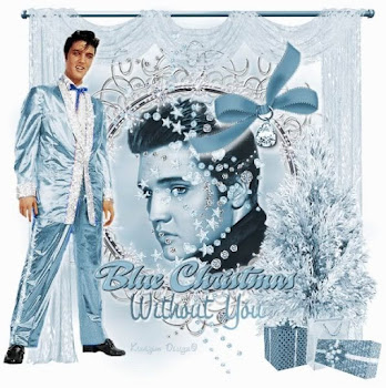 Elvis' Blue Christmas-Looks like a Hunka Hunka Gorgeous Christmas to me!