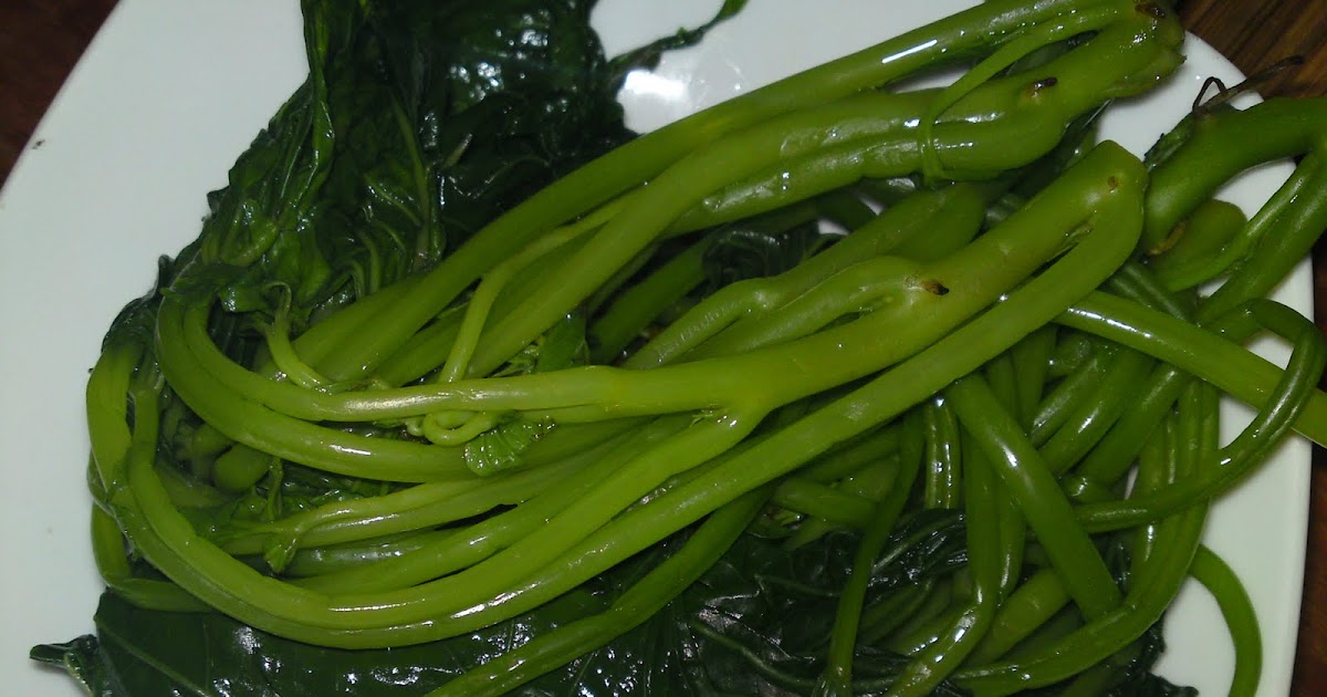 DARI DAPUR ORANG KAMPUNG: MASAK LEMAK LABU CAMPUR SAWI + ULAM PUCUK KELEDEK REBUS