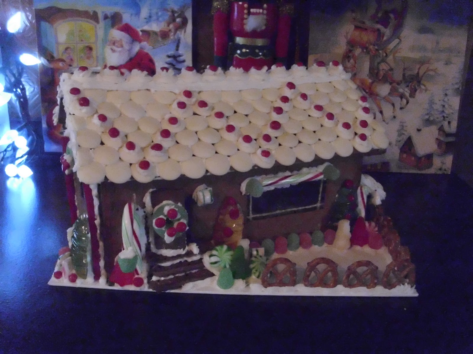 little messy missy Chicken Coops Made Of Gingerbread!