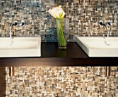 COCOCOZY: TILE FILE: HIGH STYLE GLASS MOSAICS PERFECT FOR THE BATH ...