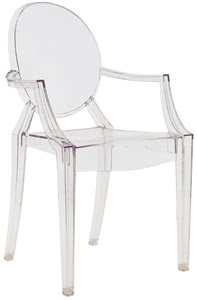 Clear Louis Ghost chairs