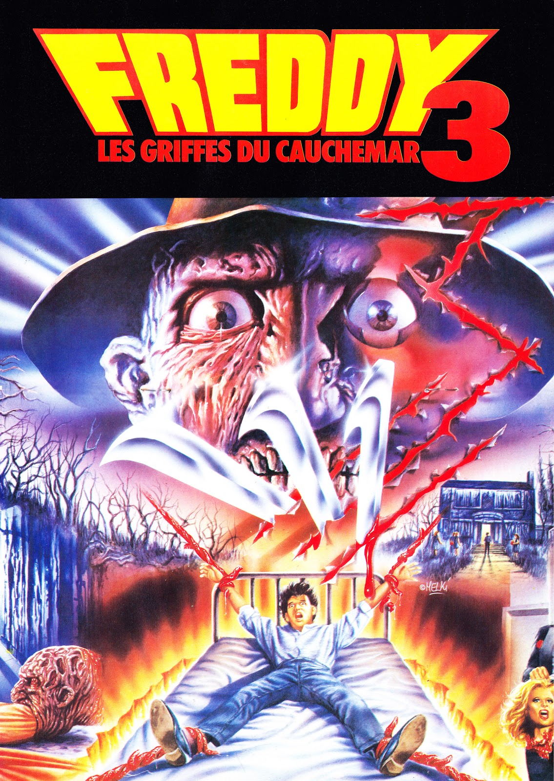 Freddy Chapitre 3 Les Griffes Du Cauchemar BACK TO THE MOVIE POSTERS: Freddy 3, Les griffes du cauchemar