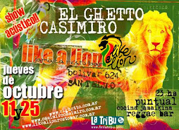 Flayer de Casimiro y El Ghetto (2007)