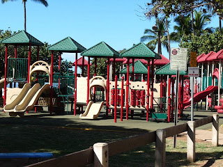 Playground at Kalam Beach Park, Kihei