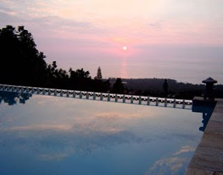 Kona Ocean View Pool Sunset 