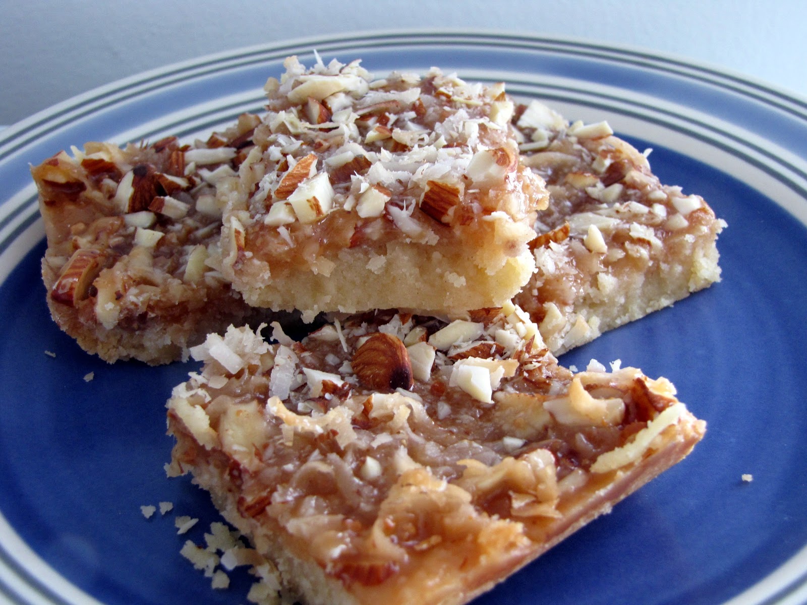Seven Bum Kitchen Chewy Toffee Almond Bars