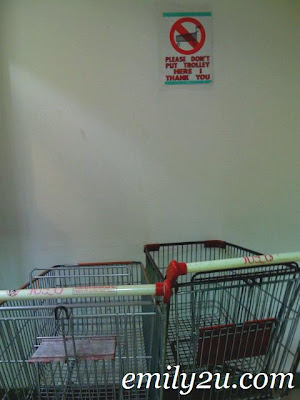 Please Don't Put Trolley Here