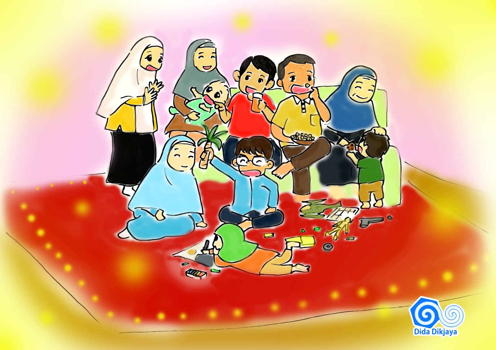 99 Keluarga Bahagia Animasi Gambar Kartun Keluarga Terbaru Cikimmcom