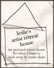 Leslie's Artist Reteat House