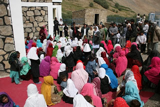 Dr Sima Samar in Bamiyan