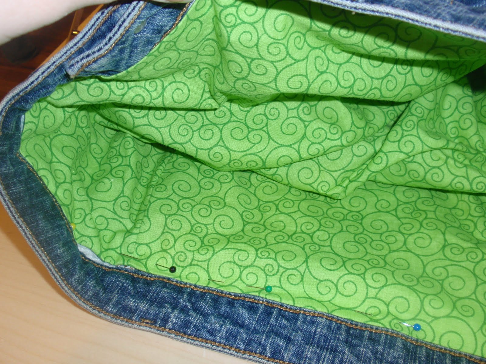 Diary of a Crafty Lady: Jean Purse - Jean Tote - from Recycled ...